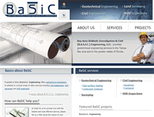 Tablet Screenshot of basic-engineering.com